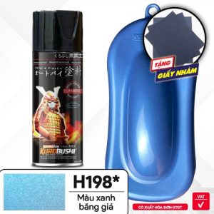 Sơn xịt Samurai Kurobushi - MÀU XANH BĂNG GIÁ H198 (400ml)