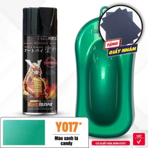 Sơn xịt Samurai Kurobushi - MÀU XANH CANDY Y017 (400ml)