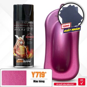 Sơn xịt Samurai Kurobushi - MÀU HỒNG Yamaha Y719 (400ml)