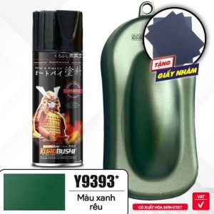 Sơn xịt Samurai Kurobushi - MÀU XANH RÊU Y9393 (400 ml)